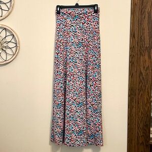 AZULES Women’s Colorful Maxi Skirt, Size Small, EUC